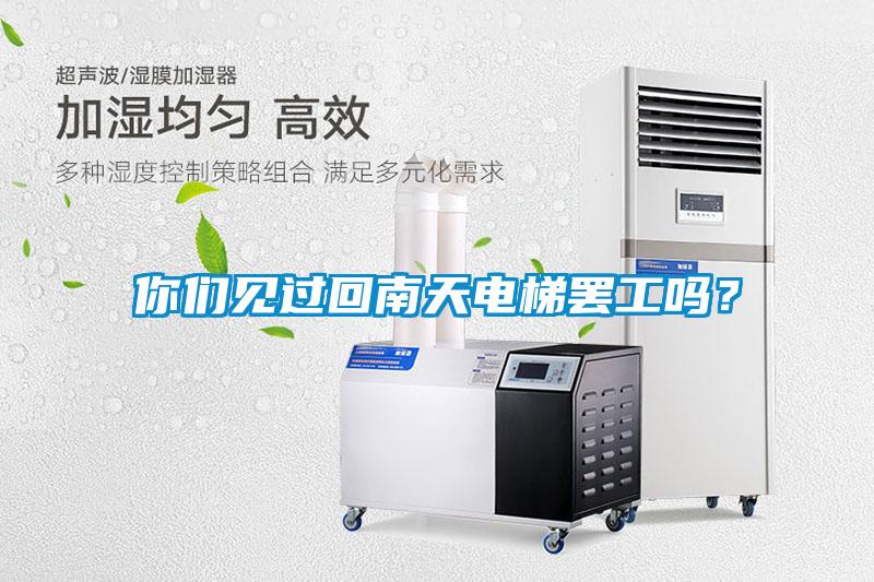 你們見過回南天電梯罷工嗎？