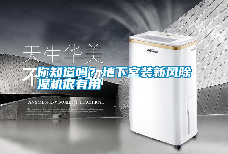 你知道嗎？地下室裝新風(fēng)除濕機很有用