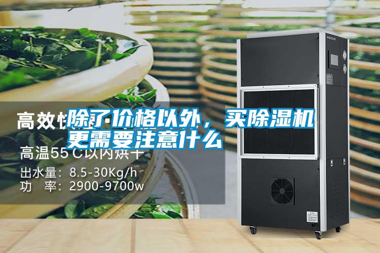 除了價(jià)格以外，買除濕機(jī)更需要注意什么