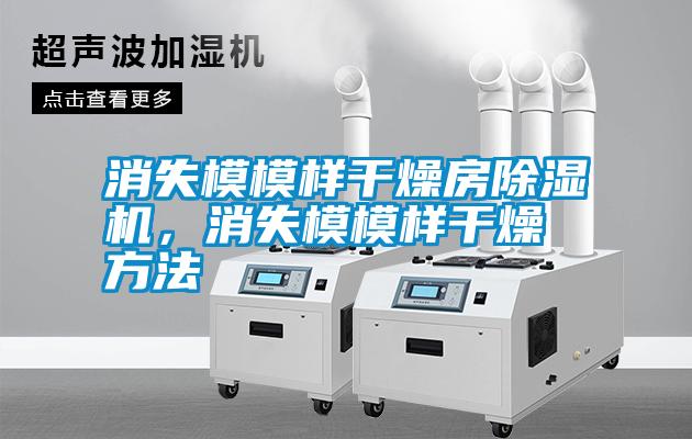 消失模模樣干燥房除濕機，消失模模樣干燥方法