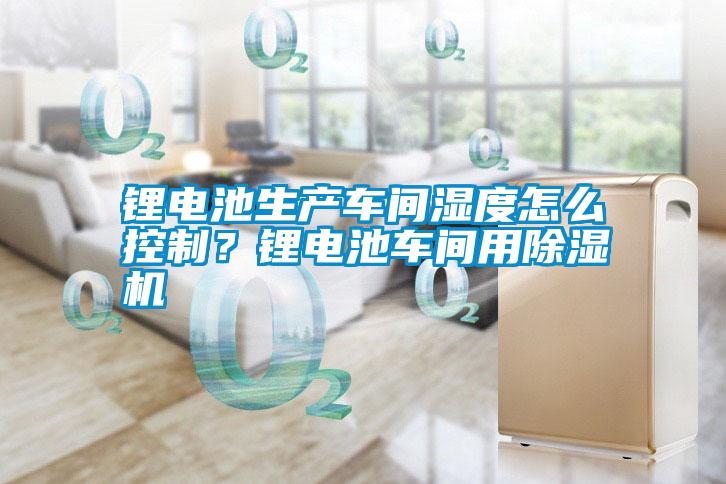 鋰電池生產(chǎn)車間濕度怎么控制？鋰電池車間用除濕機