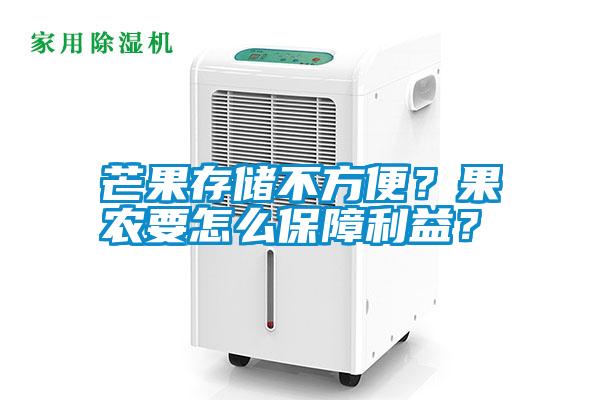 芒果存儲不方便？果農要怎么保障利益？