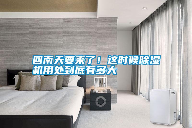 回南天要來了！這時候除濕機(jī)用處到底有多大