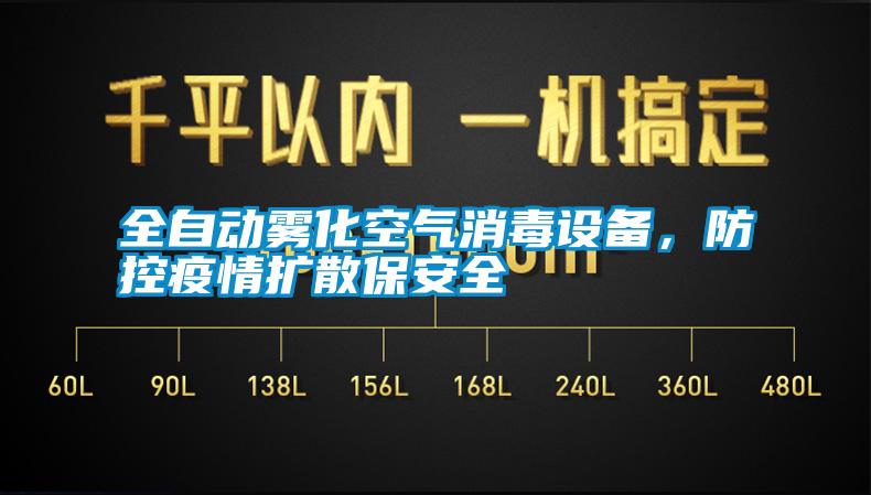 全自動(dòng)霧化空氣消毒設(shè)備，防控疫情擴(kuò)散保安全