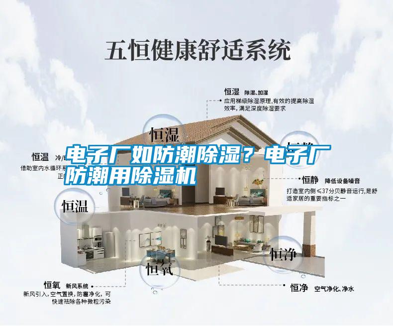 電子廠如防潮除濕？電子廠防潮用除濕機