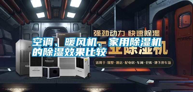 空調(diào)、暖風(fēng)機(jī)、家用除濕機(jī)的除濕效果比較