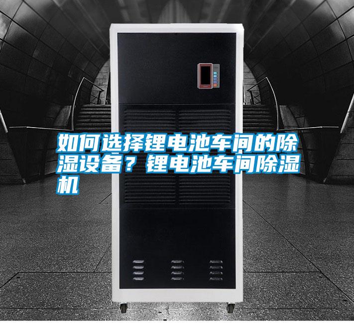 如何選擇鋰電池車間的除濕設(shè)備？鋰電池車間除濕機(jī)
