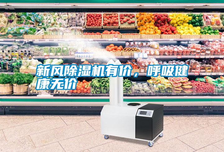新風(fēng)除濕機(jī)有價(jià)，呼吸健康無價(jià)