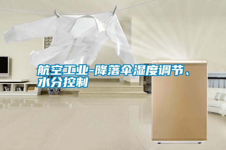 航空工業(yè)-降落傘濕度調(diào)節(jié)、水分控制