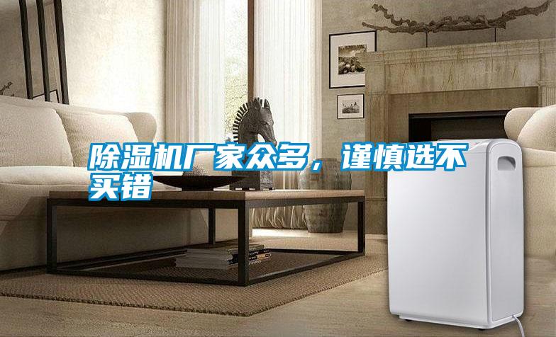 除濕機廠家眾多，謹慎選不買錯