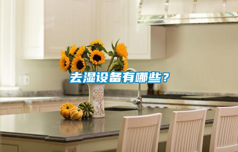 去濕設(shè)備有哪些？