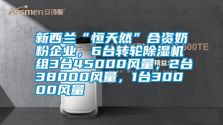 新西蘭“恒天然”合資奶粉企業(yè)，6臺轉(zhuǎn)輪除濕機組3臺45000風量，2臺38000風量，1臺30000風量