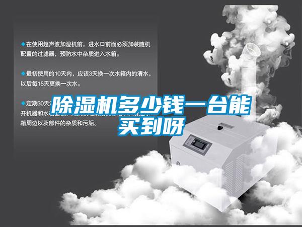 除濕機(jī)多少錢(qián)一臺(tái)能買到呀