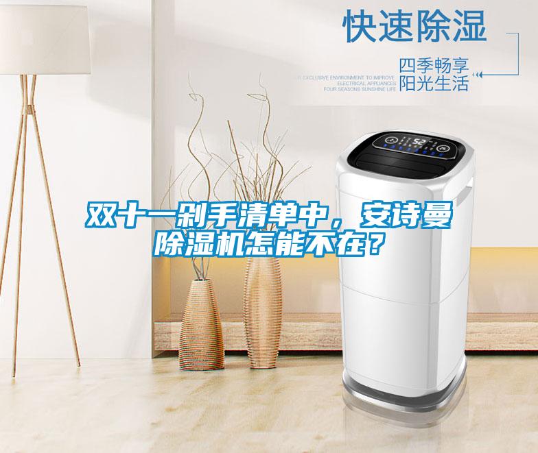 雙十一剁手清單中，安詩曼除濕機怎能不在？