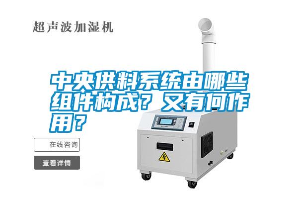 中央供料系統(tǒng)由哪些組件構(gòu)成？又有何作用？