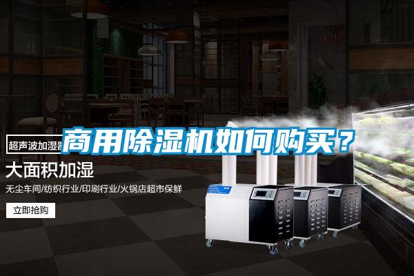 商用除濕機(jī)如何購(gòu)買(mǎi)？