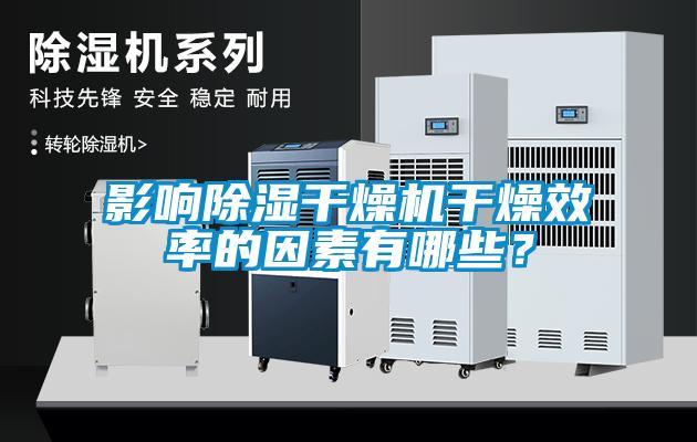 影響除濕干燥機(jī)干燥效率的因素有哪些？