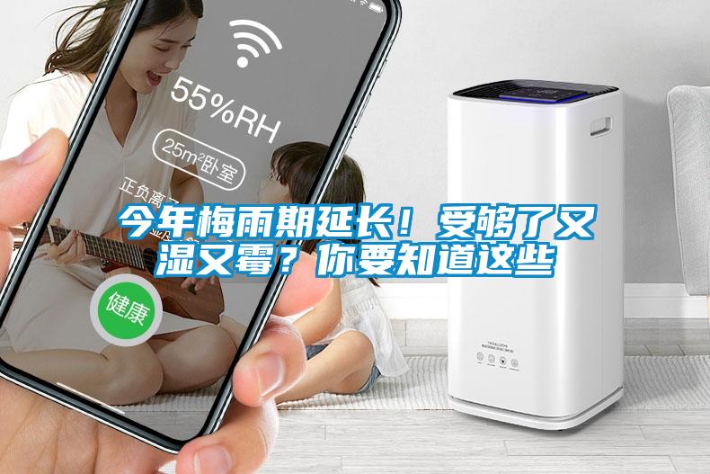 今年梅雨期延長！受夠了又濕又霉？你要知道這些