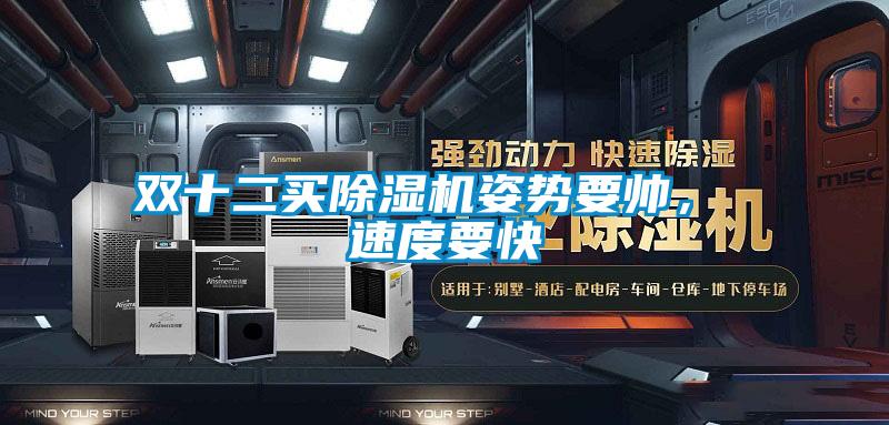 雙十二買除濕機姿勢要帥， 速度要快