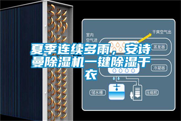 夏季連續(xù)多雨，安詩曼除濕機(jī)一鍵除濕干衣