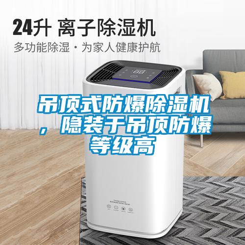 吊頂式防爆除濕機，隱裝于吊頂防爆等級高