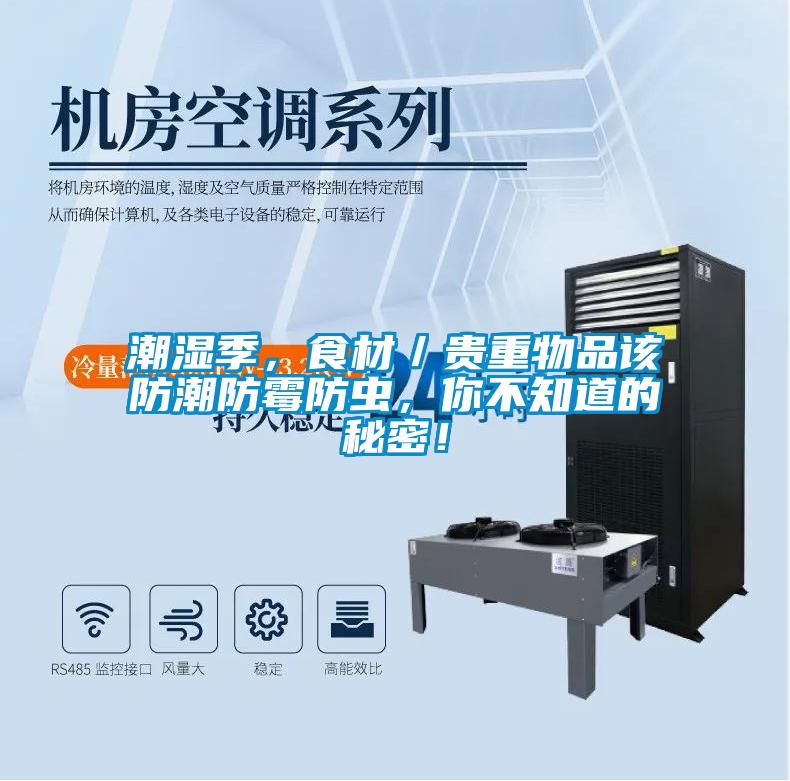 潮濕季，食材／貴重物品該防潮防霉防蟲，你不知道的秘密！