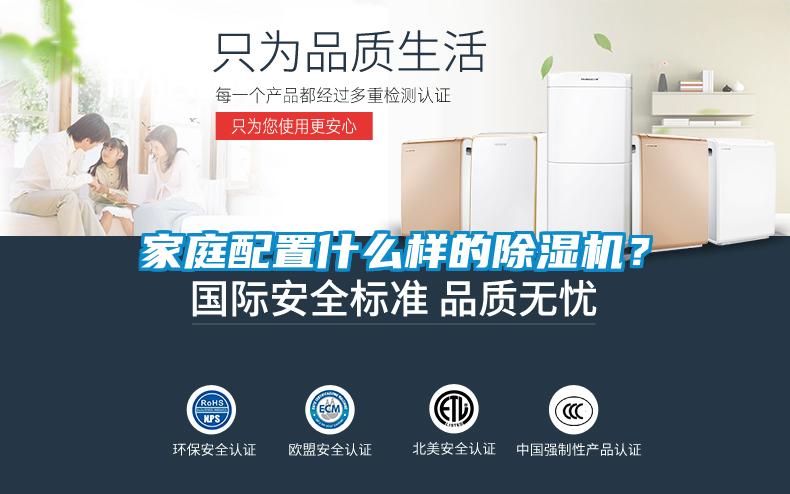 家庭配置什么樣的除濕機？