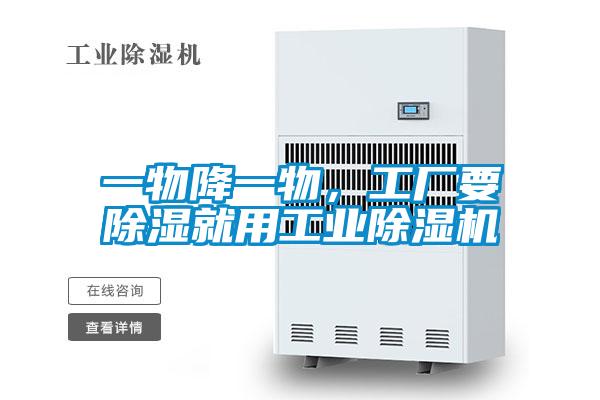 一物降一物，工廠要除濕就用工業(yè)除濕機(jī)