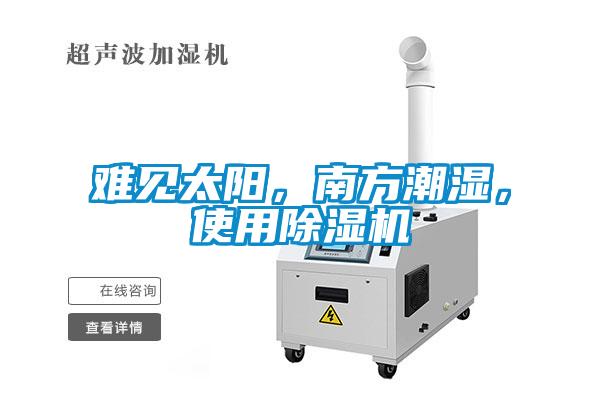 難見太陽，南方潮濕，使用除濕機(jī)