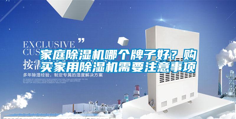 家庭除濕機(jī)哪個(gè)牌子好？購(gòu)買家用除濕機(jī)需要注意事項(xiàng)