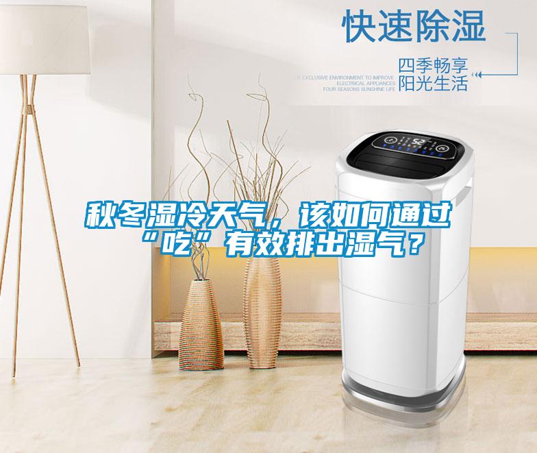 秋冬濕冷天氣，該如何通過“吃”有效排出濕氣？