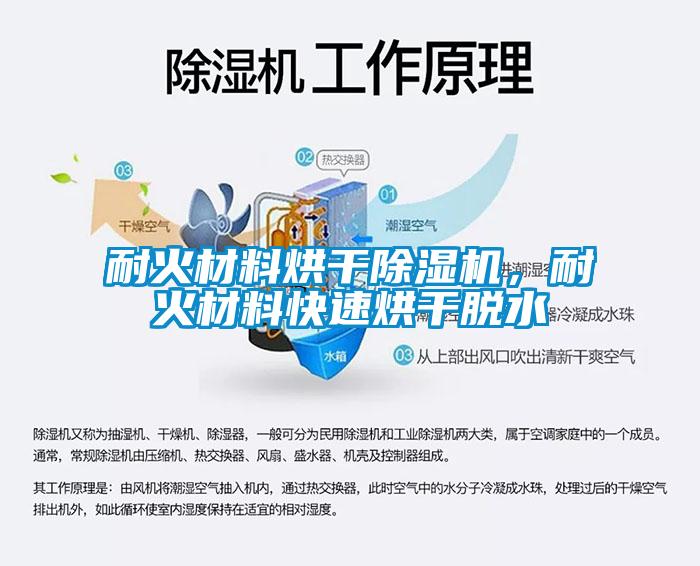 耐火材料烘干除濕機，耐火材料快速烘干脫水