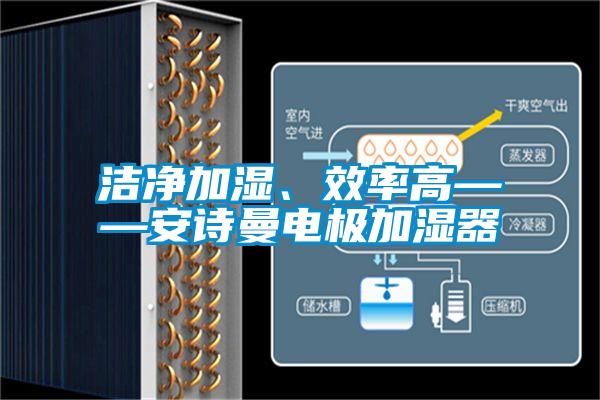 潔凈加濕、效率高——安詩(shī)曼電極加濕器