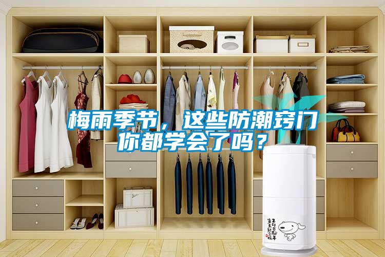 梅雨季節(jié)，這些防潮竅門你都學(xué)會(huì)了嗎？