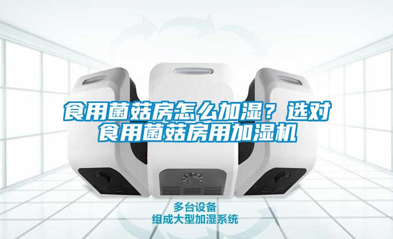 食用菌菇房怎么加濕？選對食用菌菇房用加濕機