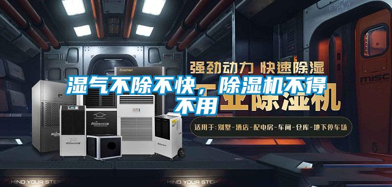 濕氣不除不快，除濕機不得不用