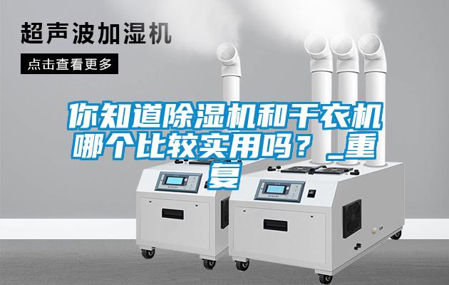 你知道除濕機和干衣機哪個比較實用嗎？_重復(fù)