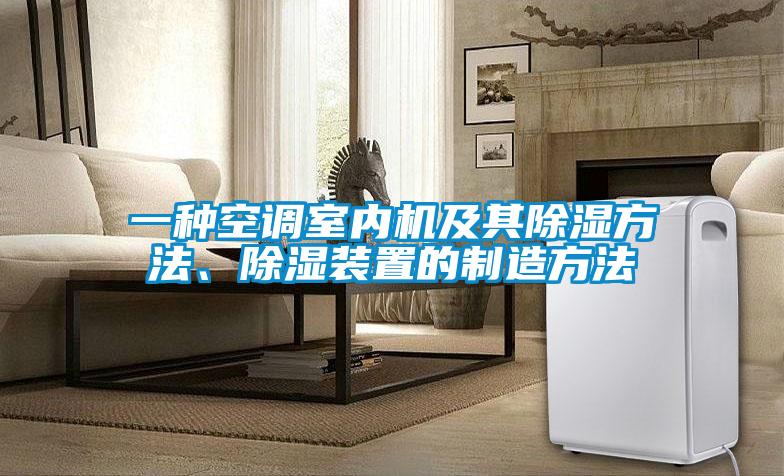 一種空調(diào)室內(nèi)機(jī)及其除濕方法、除濕裝置的制造方法