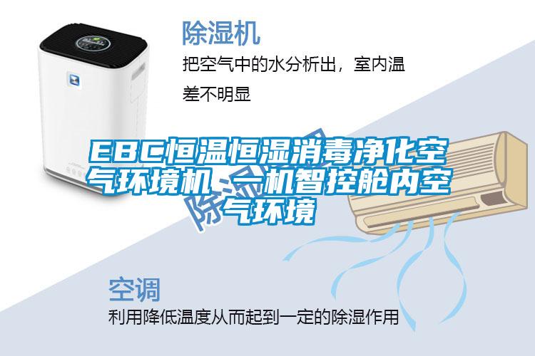 EBC恒溫恒濕消毒凈化空氣環(huán)境機 一機智控艙內空氣環(huán)境
