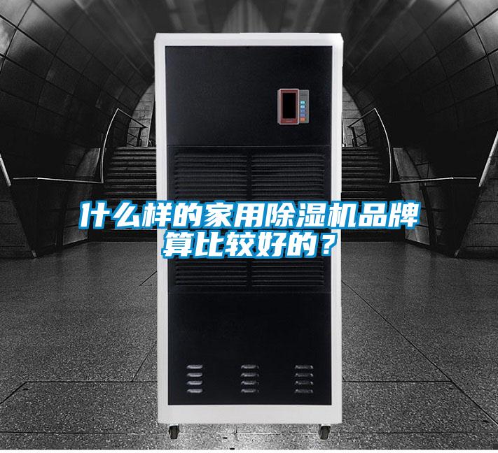 什么樣的家用除濕機品牌算比較好的？