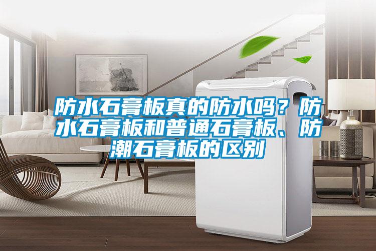 防水石膏板真的防水嗎？防水石膏板和普通石膏板、防潮石膏板的區(qū)別