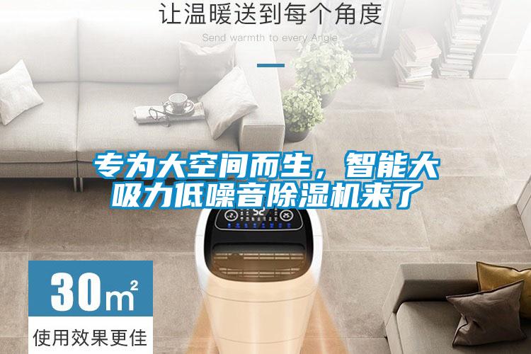 專為大空間而生，智能大吸力低噪音除濕機來了