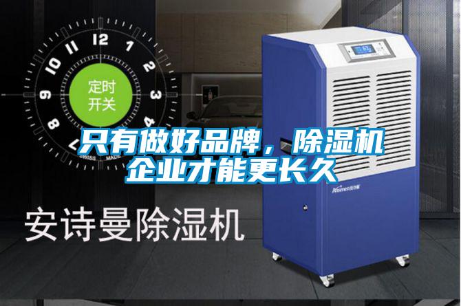 只有做好品牌，除濕機企業(yè)才能更長久