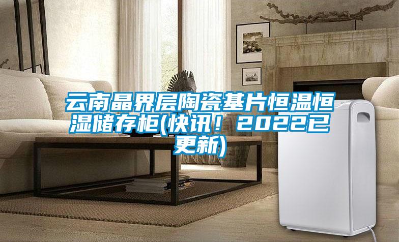 云南晶界層陶瓷基片恒溫恒濕儲存柜(快訊！2022已更新)