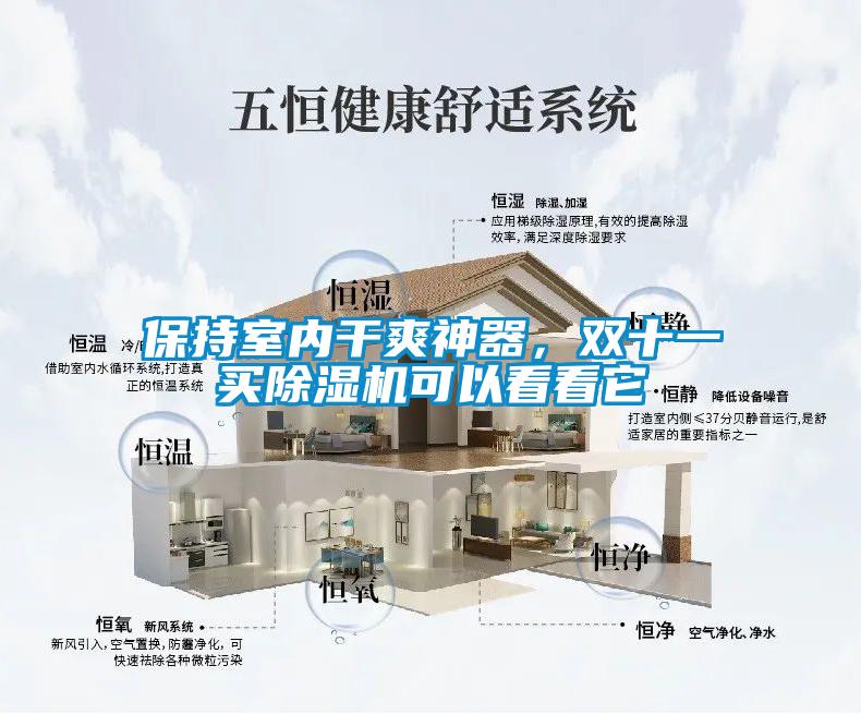 保持室內(nèi)干爽神器，雙十一買除濕機(jī)可以看看它