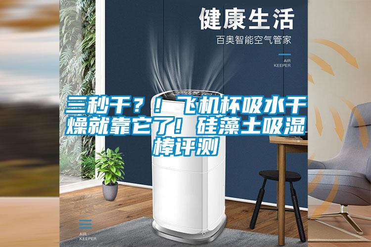 三秒干？! 飛機(jī)杯吸水干燥就靠它了! 硅藻土吸濕棒評測