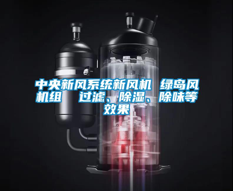 中央新風(fēng)系統(tǒng)新風(fēng)機(jī) 綠島風(fēng)機(jī)組  過(guò)濾、除濕、除味等效果