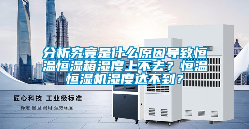 分析究竟是什么原因導致恒溫恒濕箱濕度上不去？恒溫恒濕機濕度達不到？