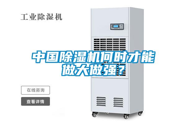 中國除濕機(jī)何時(shí)才能做大做強(qiáng)？
