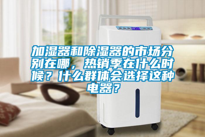 加濕器和除濕器的市場分別在哪，熱銷季在什么時候？什么群體會選擇這種電器？